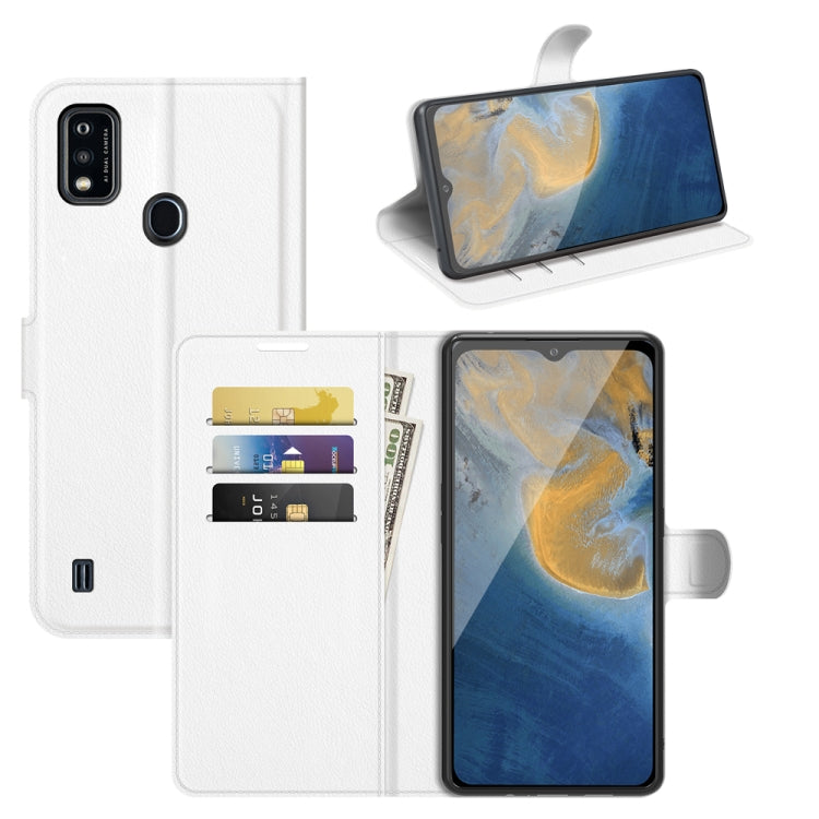 For ZTE Blade A51 Litchi Texture Horizontal Flip Protective Case with Holder & Card Slots & Wallet, For ZTE Blade A51