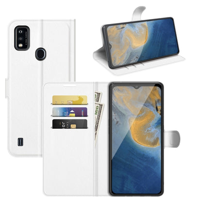 For ZTE Blade A51 Litchi Texture Horizontal Flip Protective Case with Holder & Card Slots & Wallet, For ZTE Blade A51