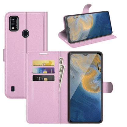 For ZTE Blade A51 Litchi Texture Horizontal Flip Protective Case with Holder & Card Slots & Wallet, For ZTE Blade A51