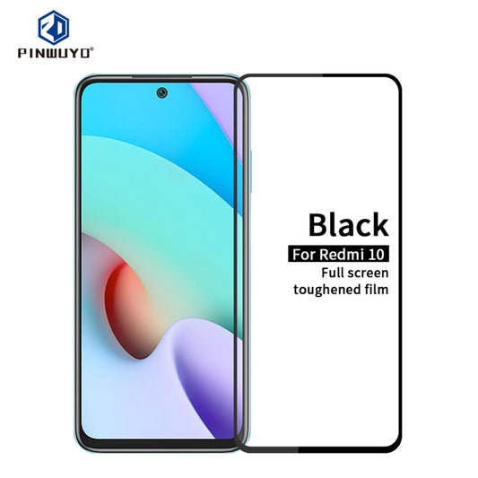 PINWUYO 9H 2.5D Full Screen Tempered Glass Film, For Xiaomi Redmi 10, For Huawei P50