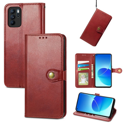 Solid Color Leather Buckle Phone Case with Lanyard & Photo Frame & Card Slot & Wallet & Stand Function, Series 1