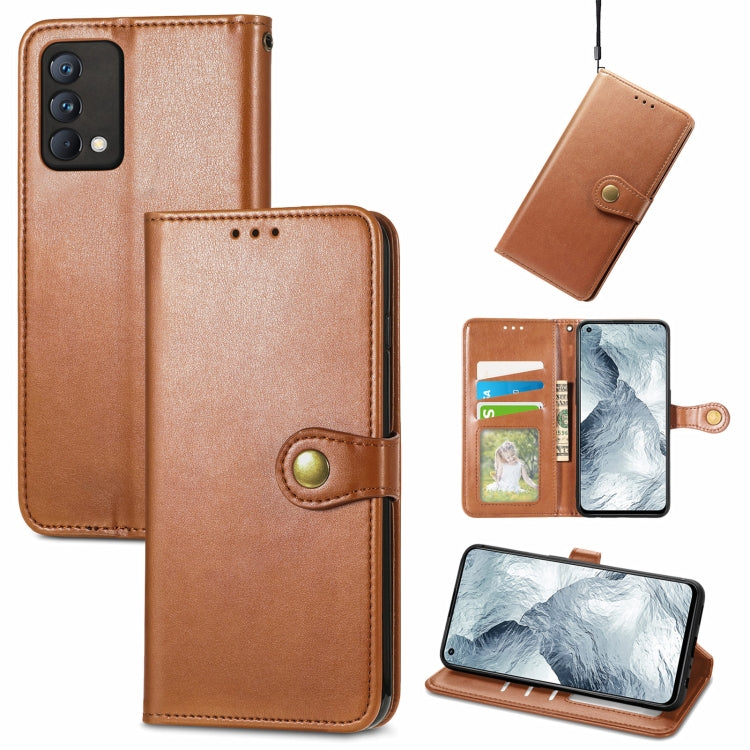 Solid Color Leather Buckle Phone Case with Lanyard & Photo Frame & Card Slot & Wallet & Stand Function, Series 1