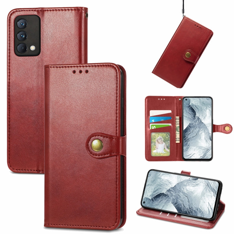 Solid Color Leather Buckle Phone Case with Lanyard & Photo Frame & Card Slot & Wallet & Stand Function, Series 1