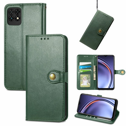 Solid Color Leather Buckle Phone Case with Lanyard & Photo Frame & Card Slot & Wallet & Stand Function, Series 1