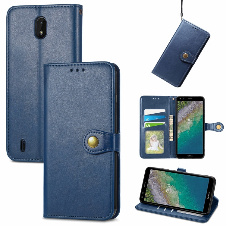 Solid Color Leather Buckle Phone Case with Lanyard & Photo Frame & Card Slot & Wallet & Stand Function, Series 1