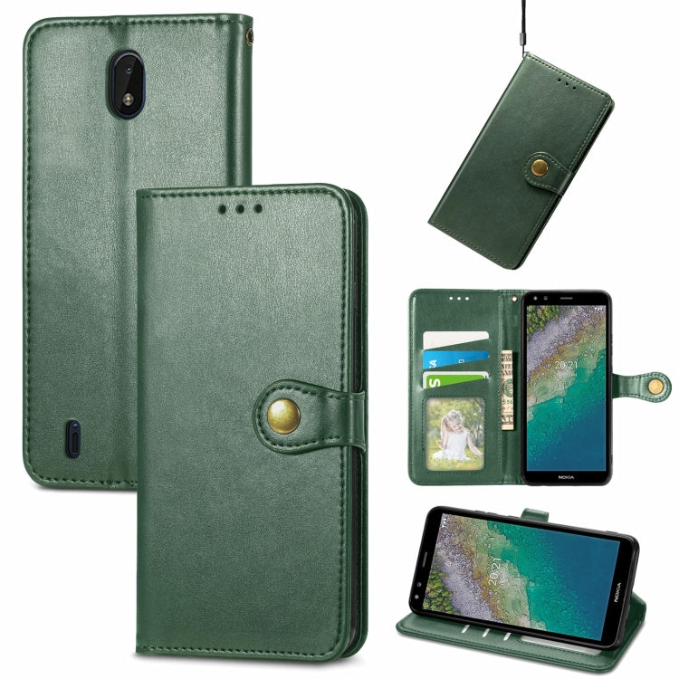 Solid Color Leather Buckle Phone Case with Lanyard & Photo Frame & Card Slot & Wallet & Stand Function, Series 1