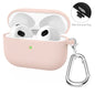 ENKAY Hat-Prince Thickened Silicone Protective Case Shock-Absorbing Cover with Keychain for Apple AirPods Pro 2 2021