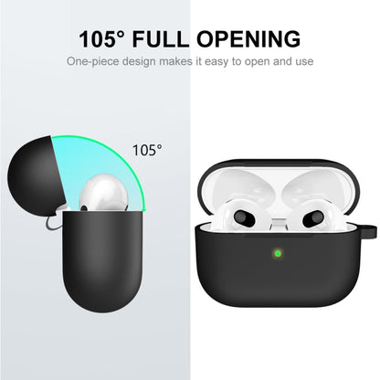 ENKAY Hat-Prince Thickened Silicone Protective Case Shock-Absorbing Cover with Keychain for Apple AirPods Pro 2 2021