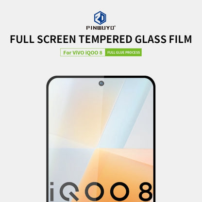 PINWUYO 9H 2.5D Full Screen Tempered Glass Film