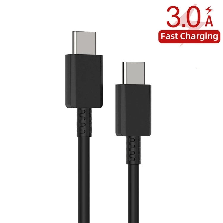 XJ-69 5 PCS 1m 3A USB-C / Type-C to Type-C TPU Charging Sync Data Cable for Mobile Phone, 5 PCS
