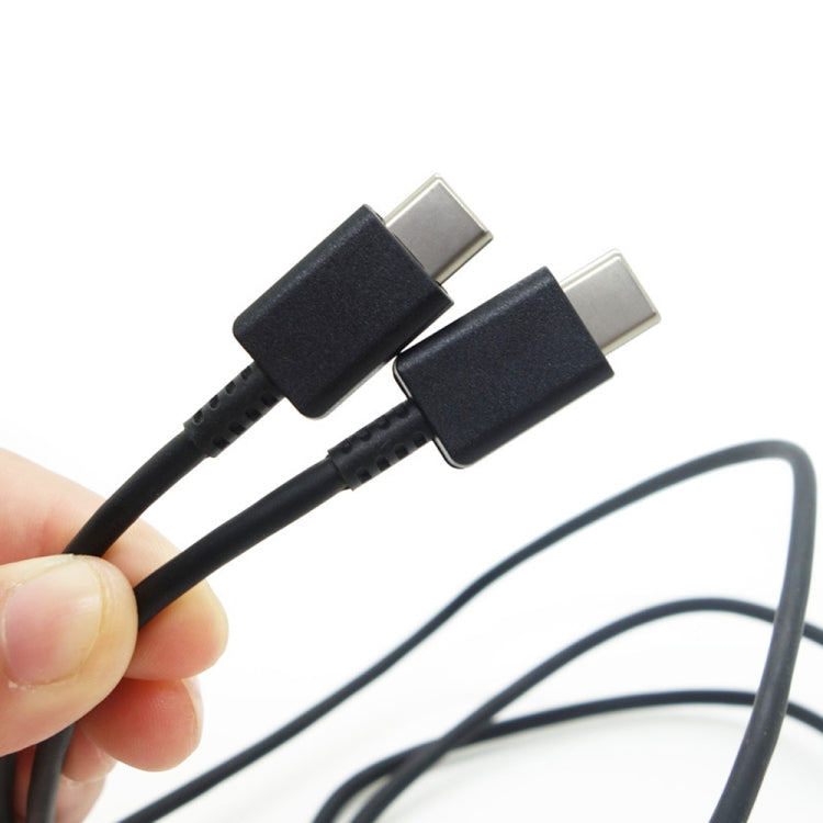XJ-69 5 PCS 1m 3A USB-C / Type-C to Type-C TPU Charging Sync Data Cable for Mobile Phone, 5 PCS