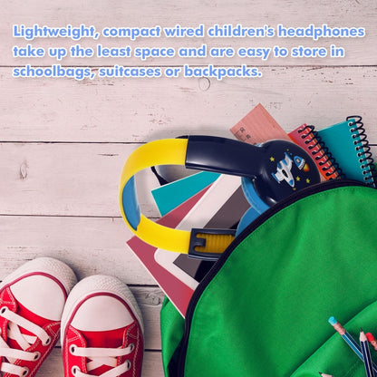 KID101 Portable Cute Children Learning Wired Headphone