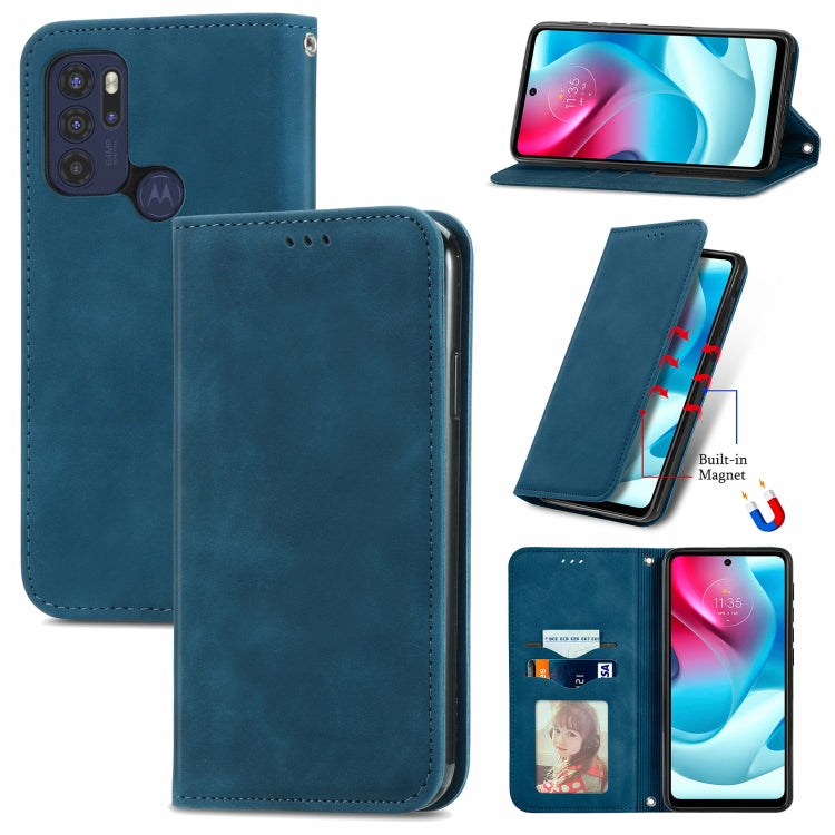Retro Skin Feel Business Magnetic Horizontal Flip Leather Case with Holder & Card Slots & Wallet & Photo Frame, For Motorola  G60 S, For vivo X70, For vivo X70 Pro