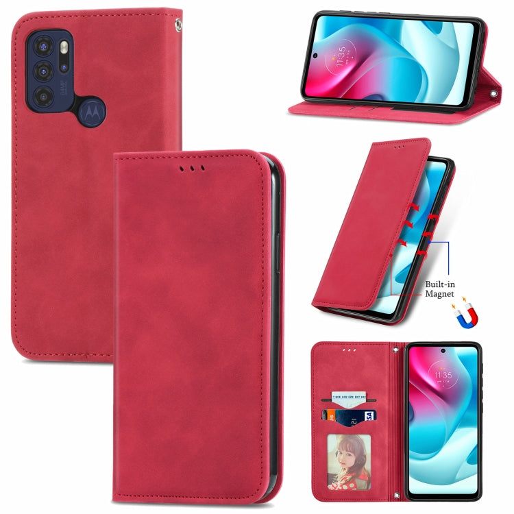 Retro Skin Feel Business Magnetic Horizontal Flip Leather Case with Holder & Card Slots & Wallet & Photo Frame, For Motorola  G60 S, For vivo X70, For vivo X70 Pro