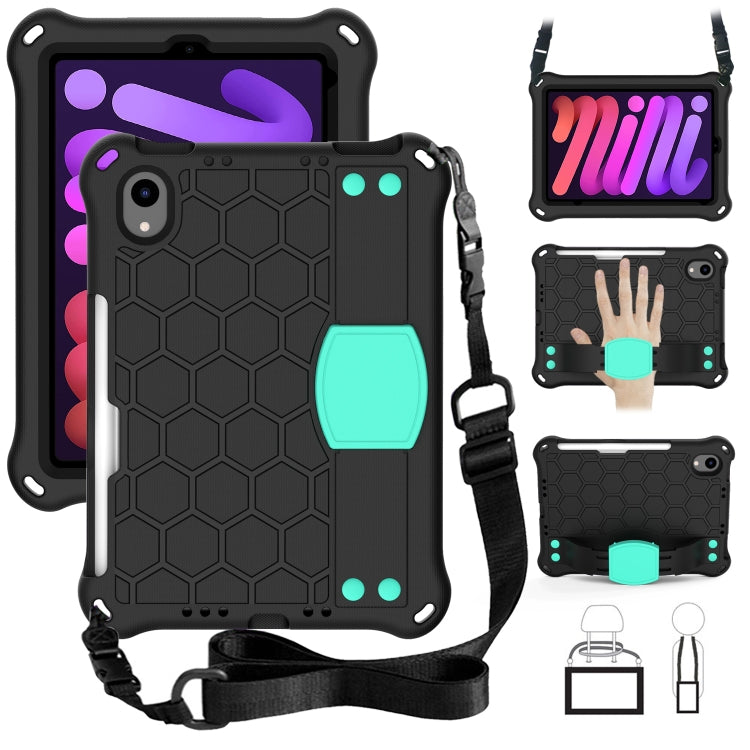 Honeycomb Design EVA + PC Material Four Corner Anti Falling Flat Protective Shell With Strap