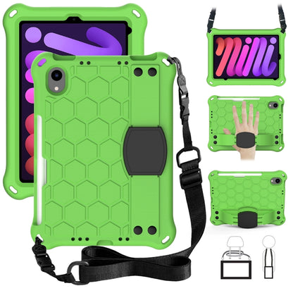 Honeycomb Design EVA + PC Material Four Corner Anti Falling Flat Protective Shell With Strap