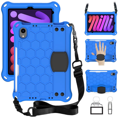 Honeycomb Design EVA + PC Material Four Corner Anti Falling Flat Protective Shell With Strap