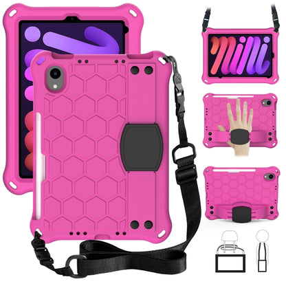 Honeycomb Design EVA + PC Material Four Corner Anti Falling Flat Protective Shell With Strap