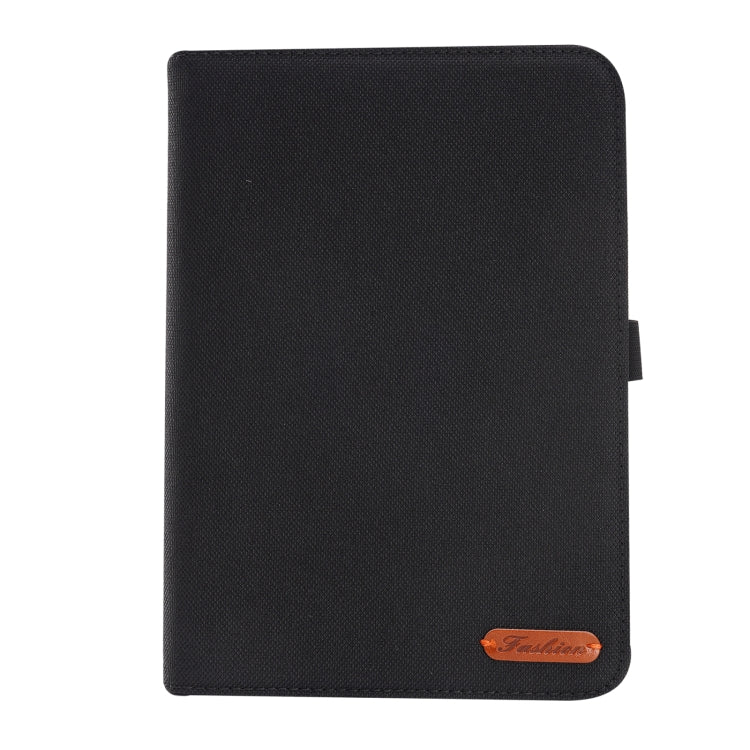 Cloth Teature Horizontal Flip PU Leather Case with Holder & Card Slots