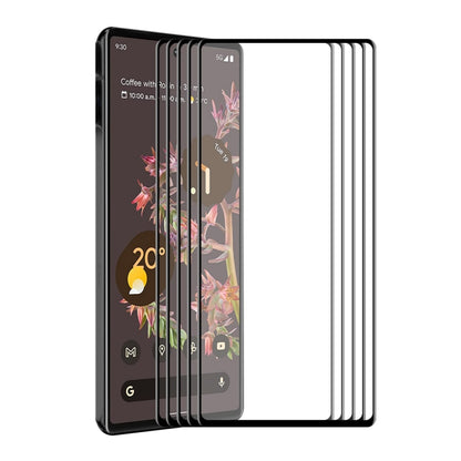 For Google Pixel 6 ENKAY Hat-Prince Full Glue Tempered Glass 6D Full Coverage Anti-scratch Protector, 1 PCS, 2 PCS, 5 PCS
