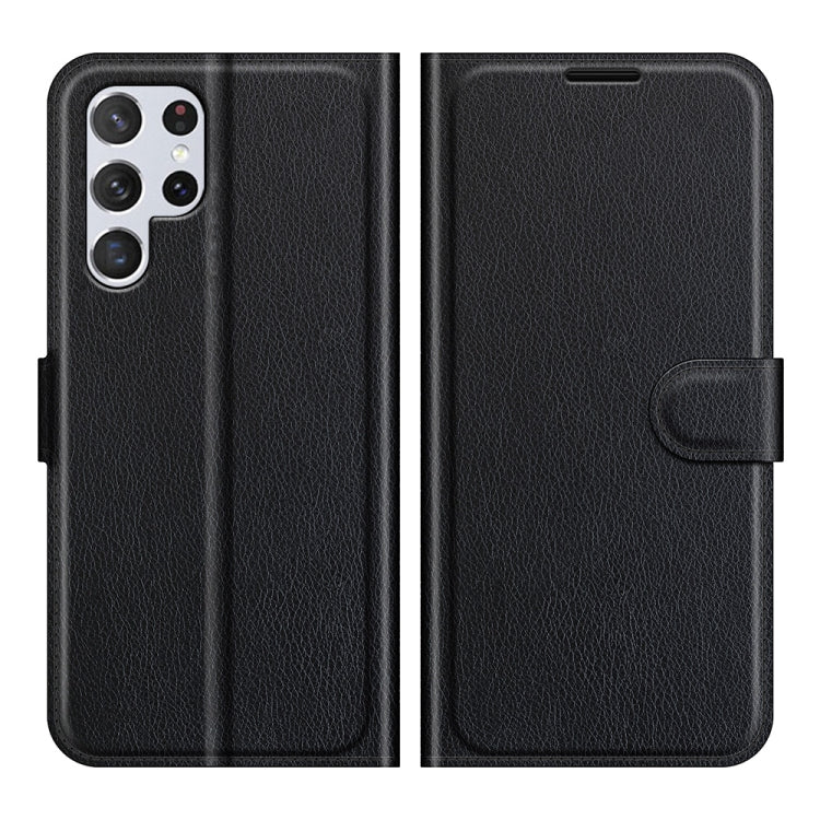 For Samsung Galaxy S22 Ultra 5G Litchi Texture Horizontal Flip Protective Case with Holder & Card Slots & Wallet, For Galaxy S22 Ultra 5G