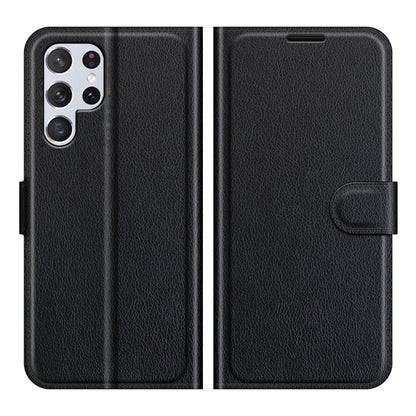 For Samsung Galaxy S22 Ultra 5G Litchi Texture Horizontal Flip Protective Case with Holder & Card Slots & Wallet, For Galaxy S22 Ultra 5G