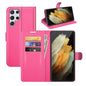 For Samsung Galaxy S22 Ultra 5G Litchi Texture Horizontal Flip Protective Case with Holder & Card Slots & Wallet