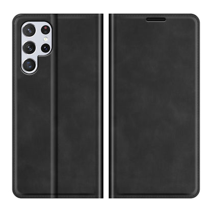 For Samsung Galaxy S22 Ultra 5G Retro-skin Business Magnetic Suction Leather Case with Holder & Card Slots & Wallet, For Samsung Galaxy S22 Ultra 5G