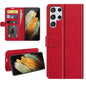 For Samsung Galaxy S22 Ultra 5G R64 Texture Single Horizontal Flip Protective Case with Holder & Card Slots & Wallet& Photo Frame