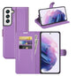 For Samsung Galaxy S22+ 5G Litchi Texture Horizontal Flip Protective Case with Holder & Card Slots & Wallet