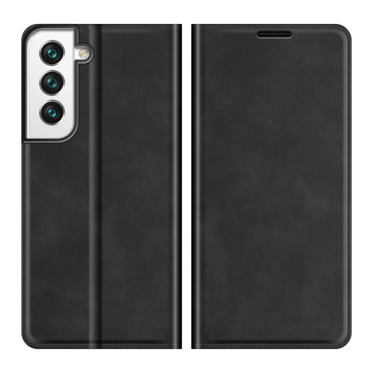 For Samsung Galaxy S22+ 5G Retro-skin Business Magnetic Suction Leather Case with Holder & Card Slots & Wallet, For Samsung Galaxy S22+ 5G