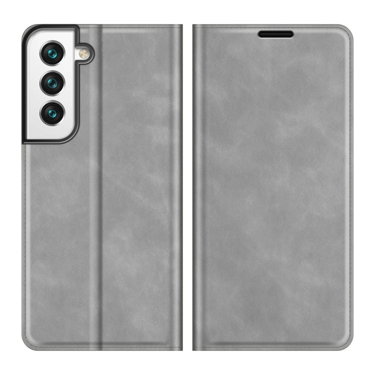 For Samsung Galaxy S22+ 5G Retro-skin Business Magnetic Suction Leather Case with Holder & Card Slots & Wallet, For Samsung Galaxy S22+ 5G
