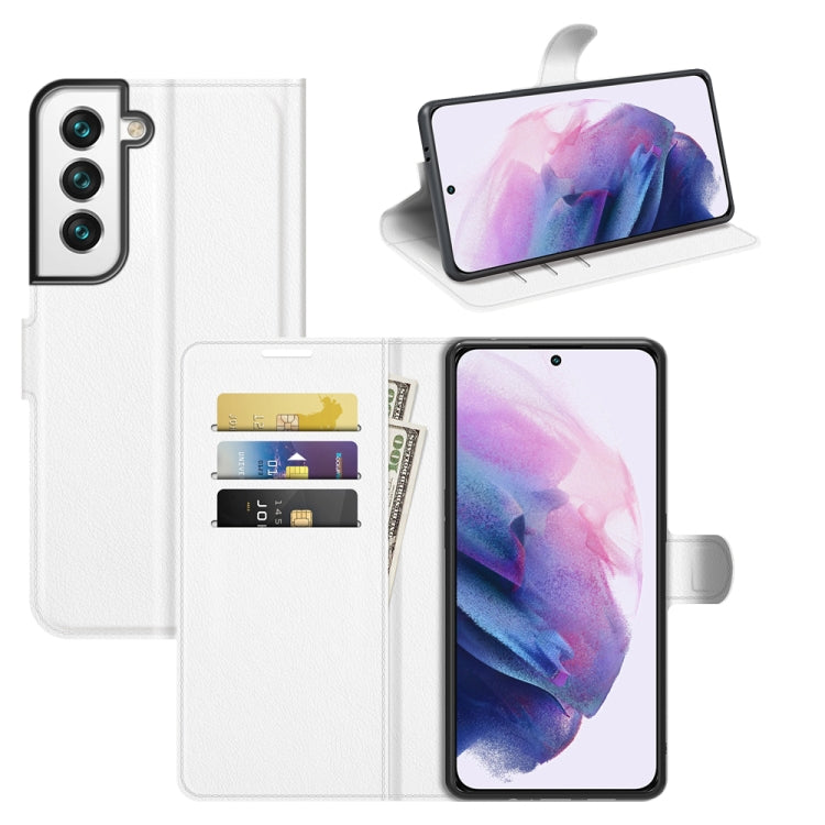 For Samsung S22 Litchi Texture Horizontal Flip Protective Case with Holder & Card Slots & Wallet, For Galaxy S22 5G