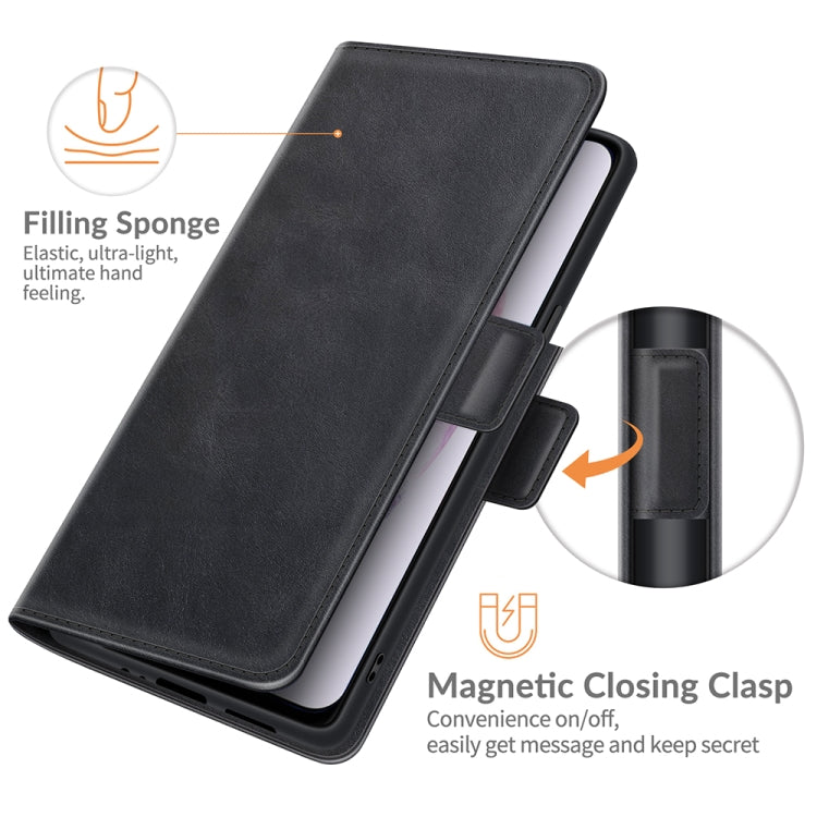 For Samsung Galaxy S22 5G Dual-side Magnetic Buckle Horizontal Flip Leather Case with Holder & Card Slots & Wallet