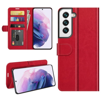 For Samsung Galaxy S22 5G R64 Texture Single Horizontal Flip Protective Case with Holder & Card Slots & Wallet& Photo Frame, For Samsung Galaxy S22 5G