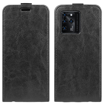 For ZTE Blade V30 R64 Texture Single Vertical Flip Leather Protective Case with Card Slots & Photo Frame, For ZTE Blade V30