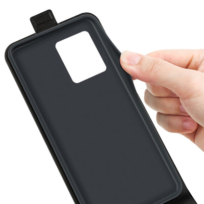 For ZTE Blade V30 R64 Texture Single Vertical Flip Leather Protective Case with Card Slots & Photo Frame, For ZTE Blade V30