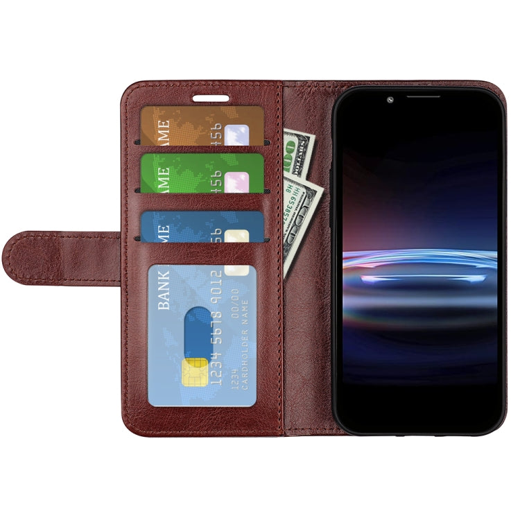 For Sony Xperia Pro-I R64 Texture Single Horizontal Flip Phone Protective Case with Holder & Card Slots & Wallet& Photo Frame