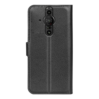 For Sony Xperia Pro-I Litchi Texture Horizontal Flip Protective Case with Holder & Card Slots & Wallet, For Sony Xperia Pro-I