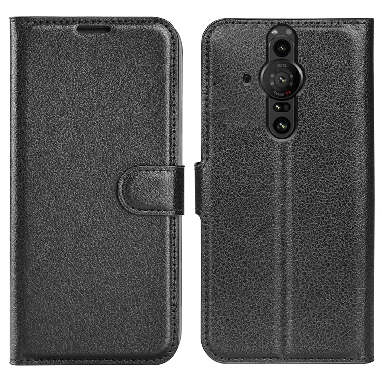 For Sony Xperia Pro-I Litchi Texture Horizontal Flip Protective Case with Holder & Card Slots & Wallet, For Sony Xperia Pro-I