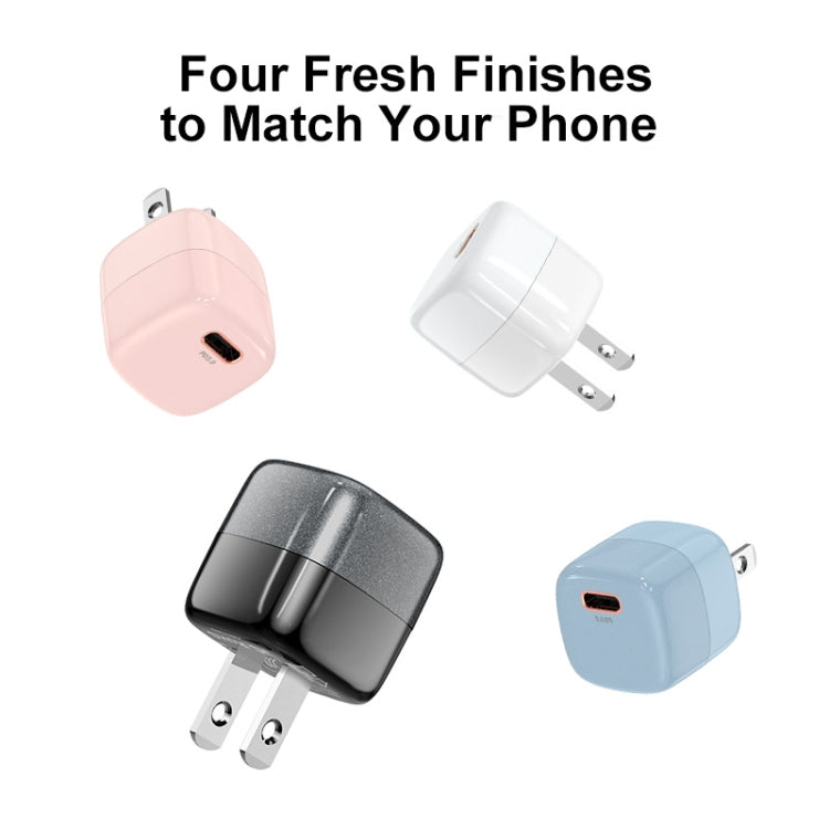 ENKAY APQ-011 Mini PD 20W USB-C / Type-C Port Fast Charger, US Plug