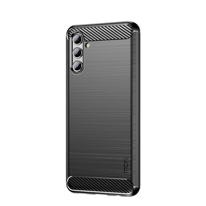 MOFI Gentleness Series Brushed Texture Carbon Fiber Soft TPU Case, For Samsung Galaxy S22 5G, For Samsung Galaxy S22+ 5G, For Samsung Galaxy S22 Ultra 5G, For Samsung Galaxy A13 5G, For Samsung Galaxy M52 5G