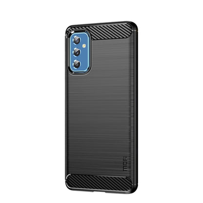 MOFI Gentleness Series Brushed Texture Carbon Fiber Soft TPU Case, For Samsung Galaxy S22 5G, For Samsung Galaxy S22+ 5G, For Samsung Galaxy S22 Ultra 5G, For Samsung Galaxy A13 5G, For Samsung Galaxy M52 5G