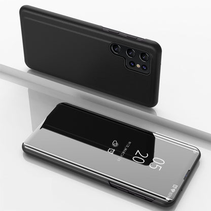 Plated Mirror Horizontal Flip Leather Case with Holder, For Samsung Galaxy S22 5G, For Samsung Galaxy S22 Plus 5G, For Samsung Galaxy S22 Ultra 5G