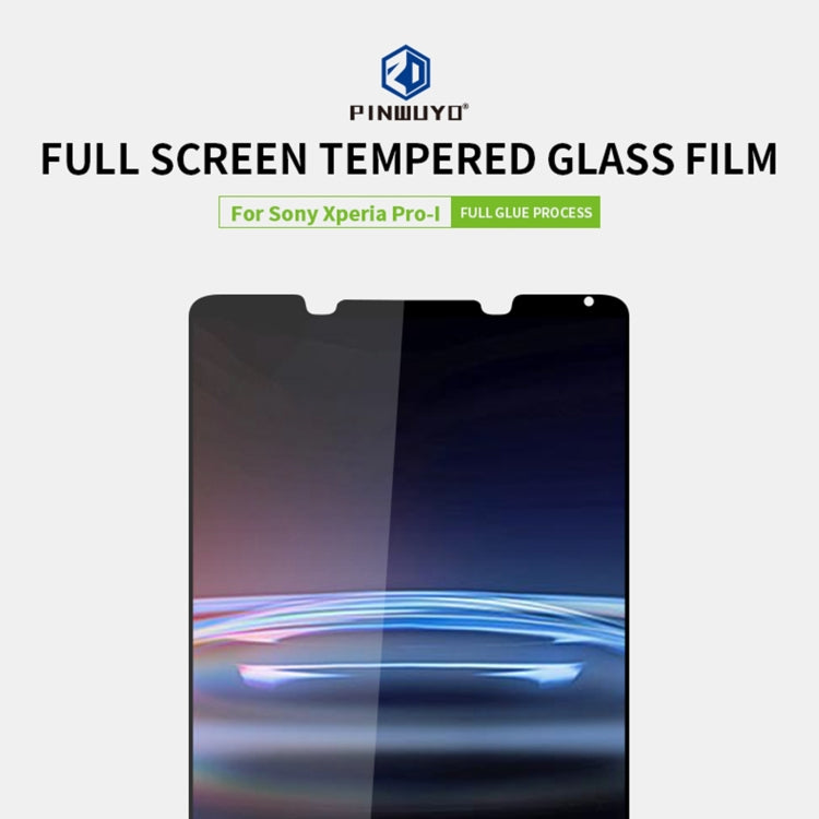 PINWUYO 9H 2.5D Full Screen Tempered Glass Film