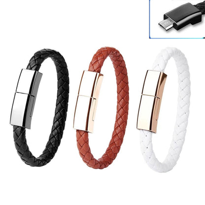 XJ-71 20cm USB to Micro USB Bracelet Charging Data Cable, Micro USB, 20cm Micro USB