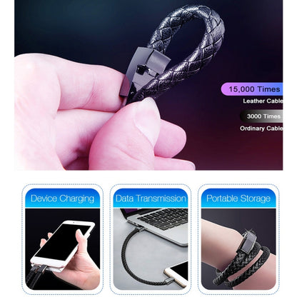 XJ-71 20cm USB to Micro USB Bracelet Charging Data Cable, Micro USB, 20cm Micro USB