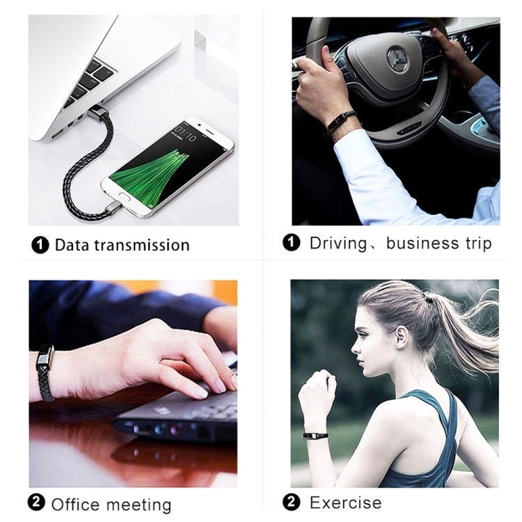 XJ-71 20cm USB to Micro USB Bracelet Charging Data Cable, Micro USB, 20cm Micro USB