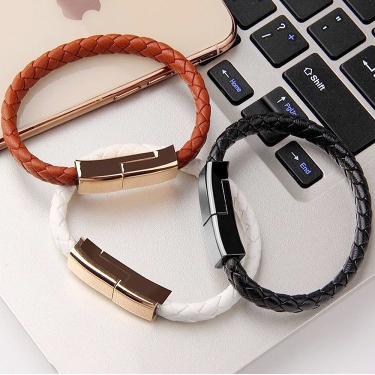 XJ-72 20cm USB to USB-C / Type-C Bracelet Charging Data Cable, Type-C, 20cm Type-C