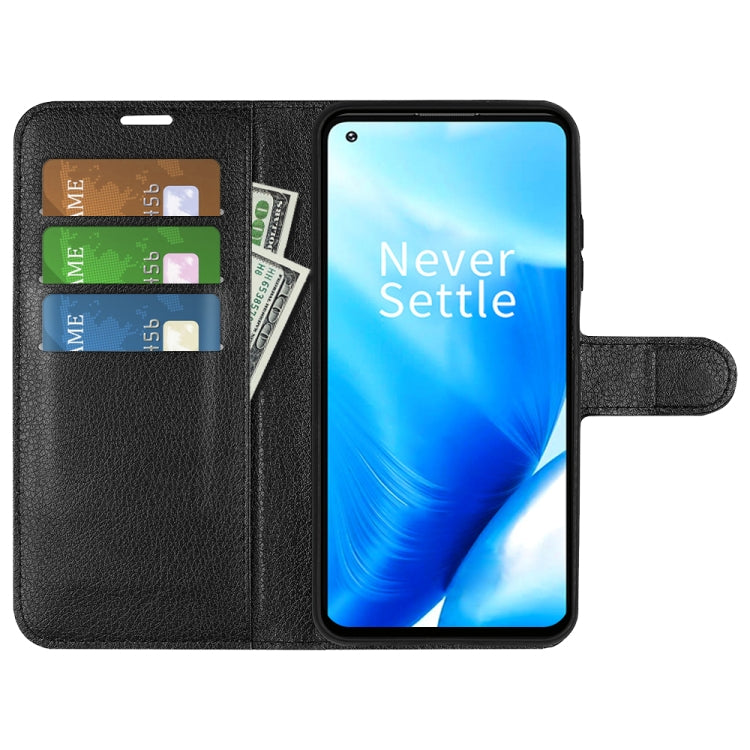 For OnePlus Nord N20 5G Litchi Texture Horizontal Flip Protective Case with Holder & Card Slots & Wallet